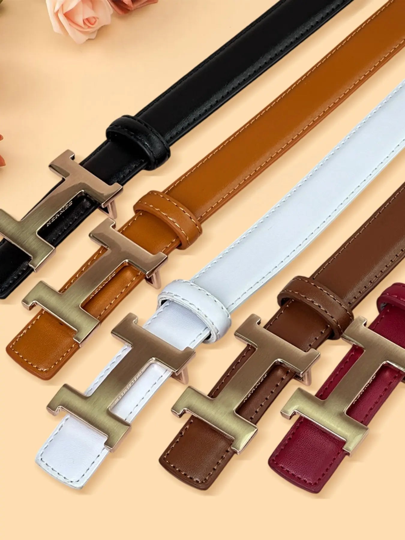 Women'S Waist Belt, Adjustable Design, Multi-Color Options, Suitable for Daily Commute, Dresses and Jeans, Casual Style, All Seasons